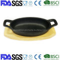 Preseasoned Cast Iron Mini Skillet Size 15.5X9.7X3cm